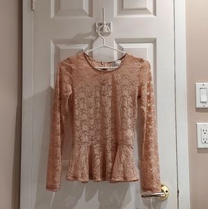 NWOT, Love & Liberty | Peplum Top